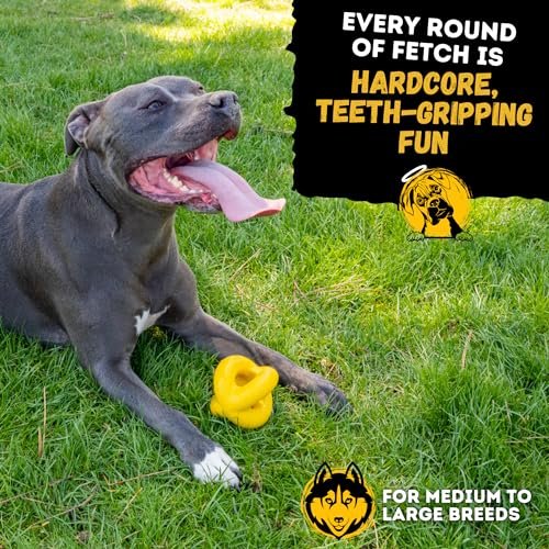 Durable Dog Chew Toy for Large Dogs - Indestructible Ring Ball, Lifetime Guarantee - Image 6