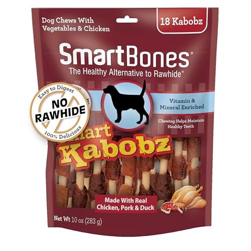 SmartBones Smart Kabobz: Rawhide-Free Dog Chews with Real Chicken, Pork & Duck - Image 10