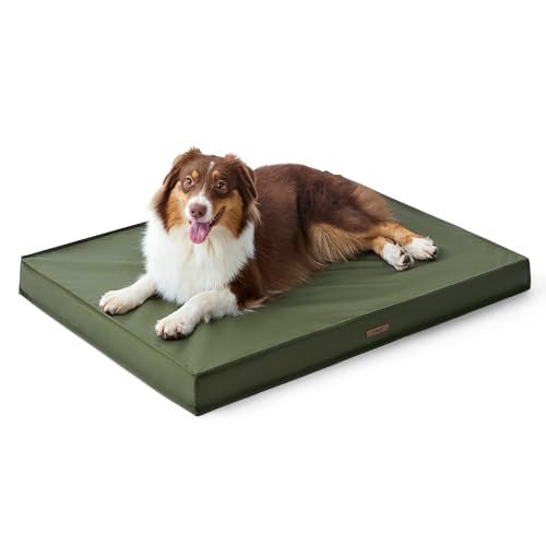 Orthopedic Waterproof Dog Bed Medium Dogs, Outdoor Oxford Fabric Pet Mat Green - Image 7