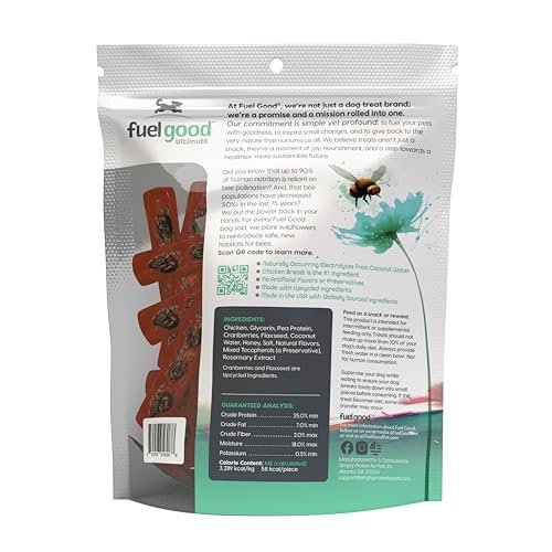 Premium Chicken Dog Protein Bars | Grain-Free Electrolyte Treats | Healthy USA Made - Image 2