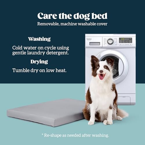 Tough Orthopedic Dog Bed: Chew-Proof Waterproof Crate Mat for Large Breeds - Image 7