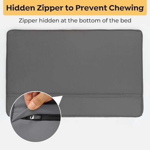 Indestructible Dog Crate Bed: Waterproof Memory Foam Mattress for Large Dogs - Image 3