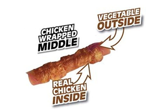 SmartBones Chicken Wrapped Dog Chews: Rawhide-Free Peanut Butter Treats (8ct) - Image 5