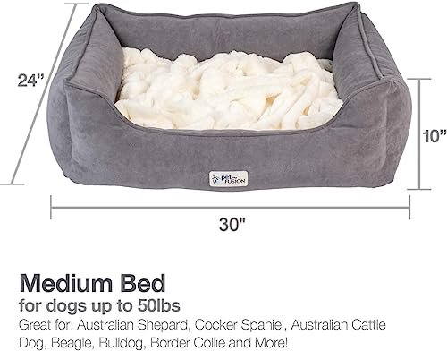 Calming Dog & Cat Bed - Memory Foam Pet Anxiety Relief Cuddler Blanket - Image 2
