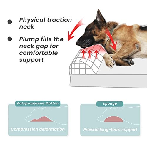 Orthopedic Memory Foam Large Dog Bed: Waterproof, Washable, Comfort Support - Image 4