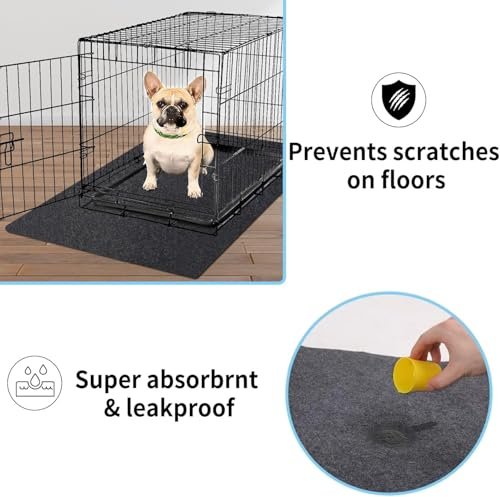 Ultra-Absorbent Dog Crate Liner Mat: Waterproof, Non-Slip Kennel Pad for Puppy Training - Image 3