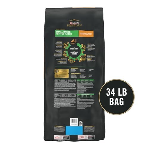 Purina Pro Plan Small Breed Chicken & Rice Dog Food with Probiotics 34lb - Image 6