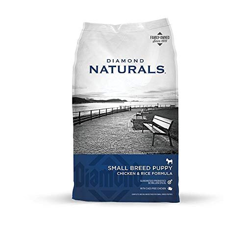 Diamond Naturals Real Meat Premium Small & Medium Breed Formulas Dry Dog Food with Protein, Probiotics and Antioxidants, Chicken and Rice, 6 pounds