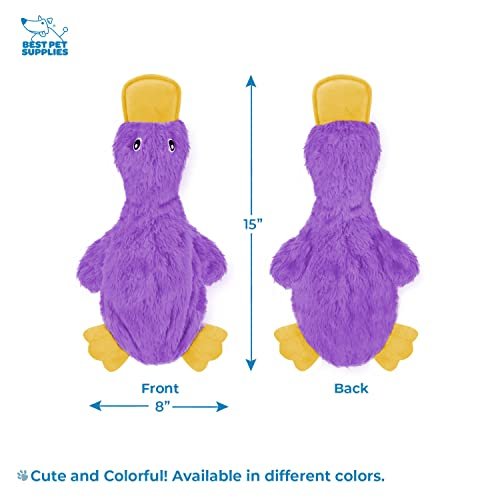 Interactive Duck Dog Toy: Soft Squeaker, No Stuffing, All Breed Sizes Chew Plush - Image 4