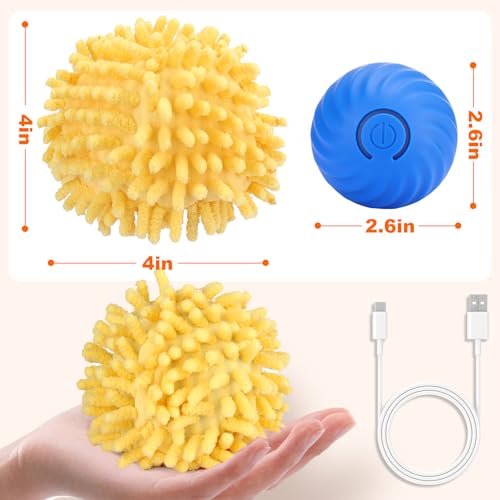 Smart Interactive Dog Ball Toy - Automatic Self Rolling Pet Entertainer for All Breeds - Image 7