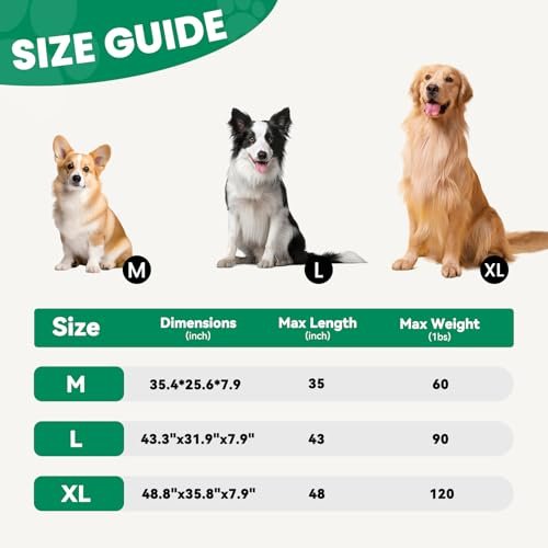 Large Dog Cooling Elevated Bed Cot - No-Tool Install, Breathable Mesh, Indoor/Outdoor - Image 5