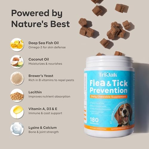 Natural Flea and Tick Defense Chews for Dogs - Immunity Boost & Pest Protection - Image 3