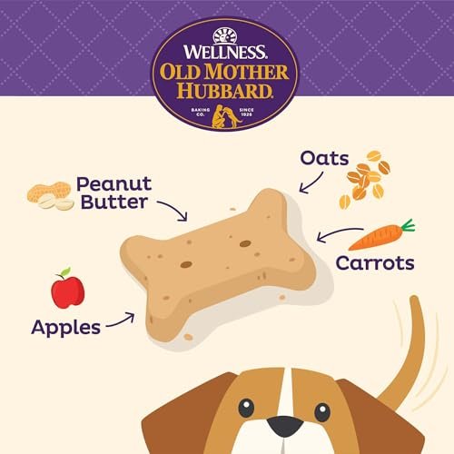 Old Mother Hubbard Wellness P-Nuttier Small Dog Training Treats, Natural Peanut Butter Biscuits - Image 2