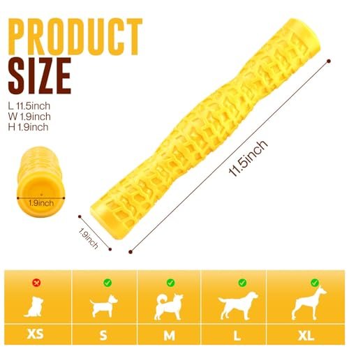 Durable Dog Squeaky Toys for Aggressive Chewers - Interactive Tough Rubber Chew Toy - Image 2