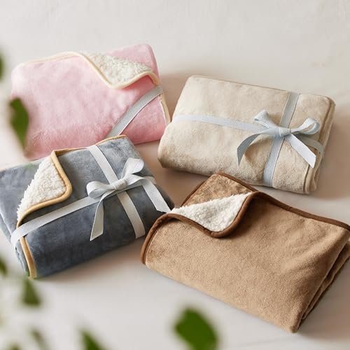 Waterproof Dog Blanket: Sherpa Fleece Pet Bed Cover, Large, Soft, Twin Cream - Image 6