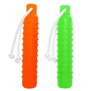 ATICNECH Dog Water Toy - Interactive Fetch Dog Toys Float on Water Pool for Training Retrieving Chasing Bumper Outdoor - 2 Pack Dog Toys with Rope for Small Medium Large Dog