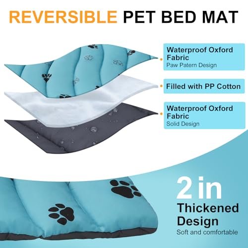 Waterproof Outdoor Dog Bed: Portable Travel Mat for Medium Large Dogs, Camping & Beach - Image 8