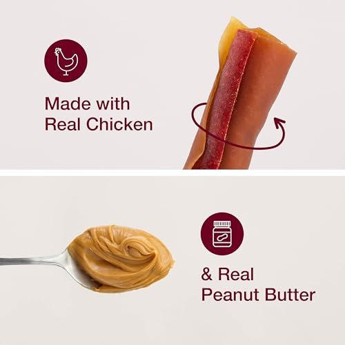 Peanut Butter Dog Chews: Rawhide-Free SmartBones SmartSticks (25 Pack) - Image 3