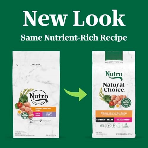 Nutro Senior Small Breed Dog Food - Chicken & Brown Rice, Healthy Nutrition, 5 lbs - Image 2