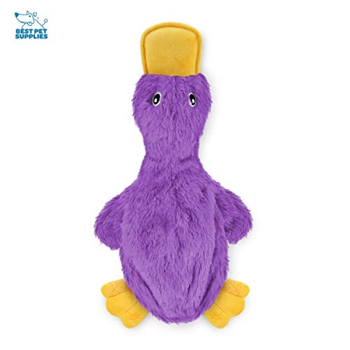 Interactive Duck Dog Toy: Soft Squeaker, No Stuffing, All Breed Sizes Chew Plush - Image 2