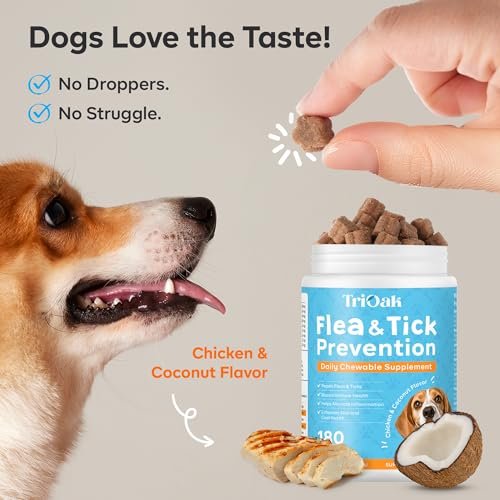Natural Flea and Tick Defense Chews for Dogs - Immunity Boost & Pest Protection - Image 4
