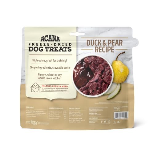 Premium Duck & Pear Dog Treats | Grain Free, Single Ingredient, Freeze-Dried - Image 2