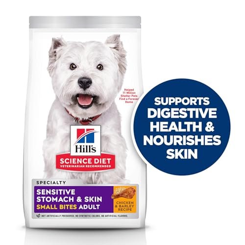 Hill's Science Diet Adult Small Kibble Sensitive Stomach Skin Dog Food Chicken 4 lb - Image 2