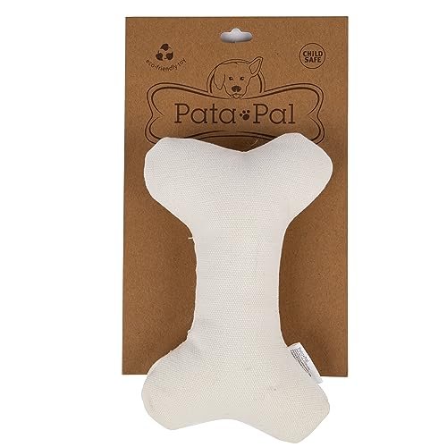 Pata Pal Eco-Friendly Durable Squeaky Dog & Puppy Pet Chew Toy for, Training, Teething and Exercise (T-Bone)