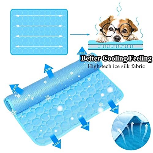 Cooling Dog Mat for Large Pets: Washable, Breathable, Non-Toxic Comfort Pad - Image 2