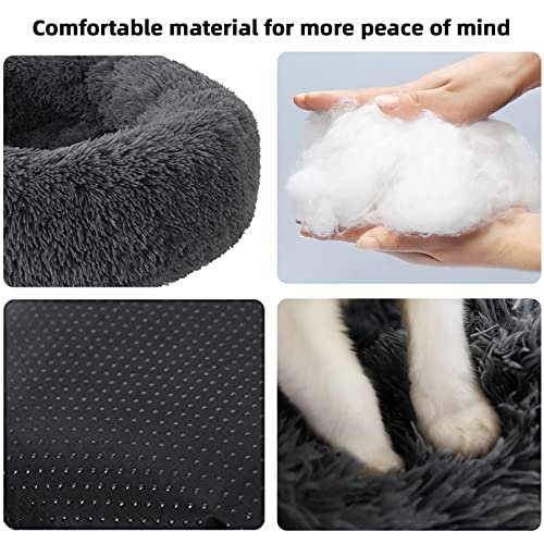 Cozy Calming Dog Bed: Soft Round Pet Cushion for Small to Large Dogs, Washable - Image 2