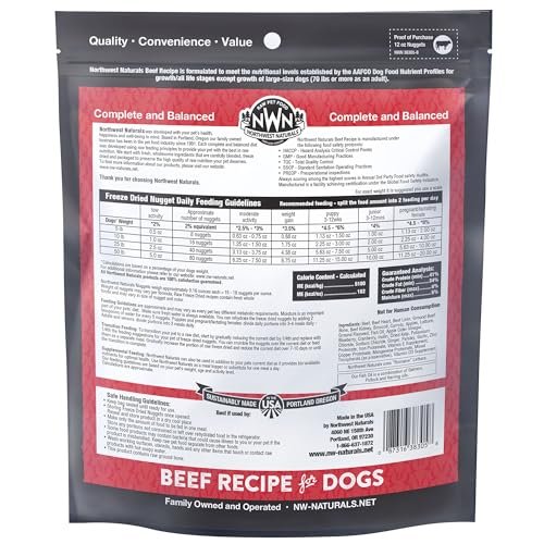 Northwest Naturals Beef Raw Freeze-Dried Dog Food | Grain-Free, High-Protein Nuggets - Image 7