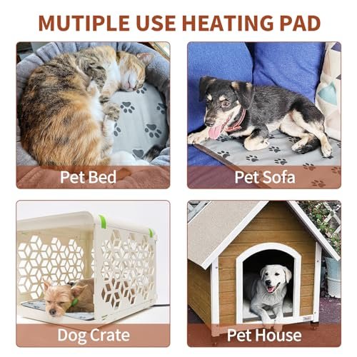 Waterproof Large Dog Heating Pad 34x21 Smart Thermostat Whelping Mat - Image 8