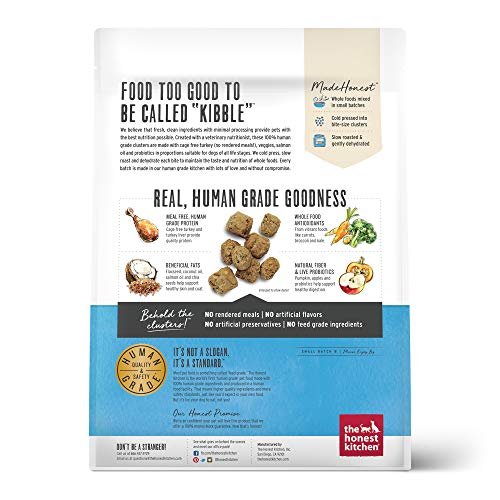 Honest Kitchen Grain-Free Turkey Dog Food - Premium Human-Grade Clusters - Image 2