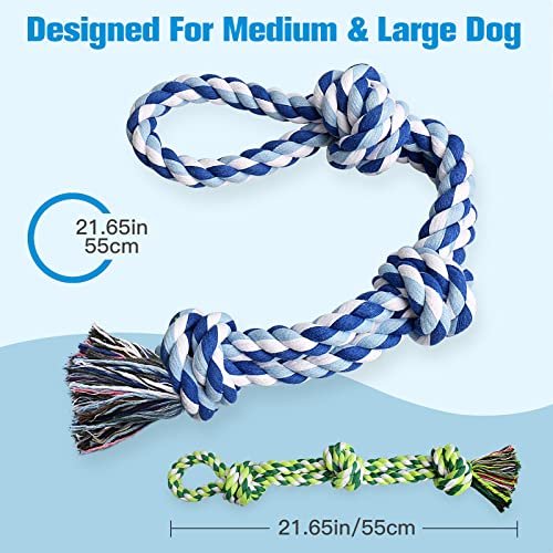 Tough Dog Rope Toys: Indestructible Dental Chew Toy for Large Breeds - Image 2