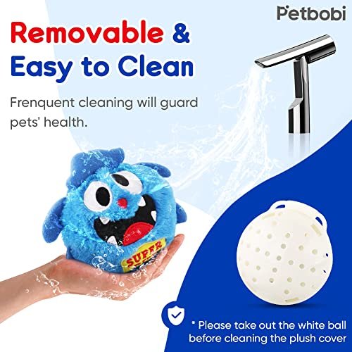 Interactive Dog Toy Monster Ball: Squeaky, Bouncy, Electronic Pet Playtime Fun - Image 4