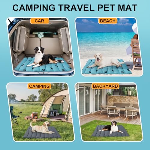 Waterproof Outdoor Dog Bed: Portable Travel Mat for Medium Large Dogs, Camping & Beach - Image 2