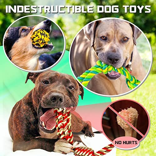 Indestructible Dog Chew Toys for Large Breeds | 14 Tough Teething Ropes - Image 3
