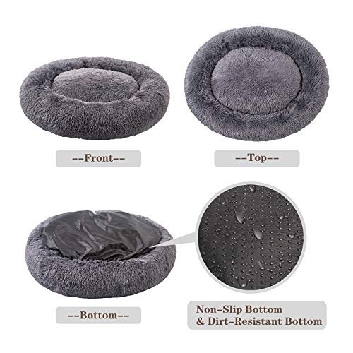 Orthopedic Donut Dog Bed: Calming Cuddler for Large Dogs Up to 100lbs - Image 4