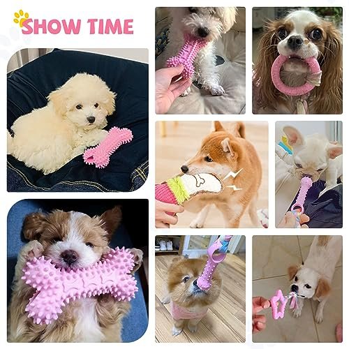 Puppy Chew Toys 6-Pack: Soft Teething Rope Bones for Small Dogs - Image 7
