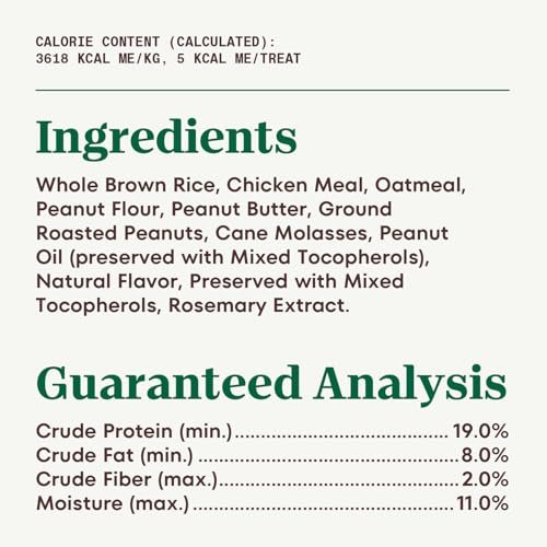 Nutro Crunchy Natural Dog Treats Peanut Butter Flavor Protein-Packed 16oz - Image 5