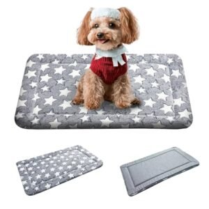 Dog Bed Mat - Dog Crate Pad - Reversible Dog Mat for Pet Comfort - Soft Bed Crate Pads with Dual-Sided Design for All Seasons - Durable, Machine Washable Mat for Crates, Travel, and Home