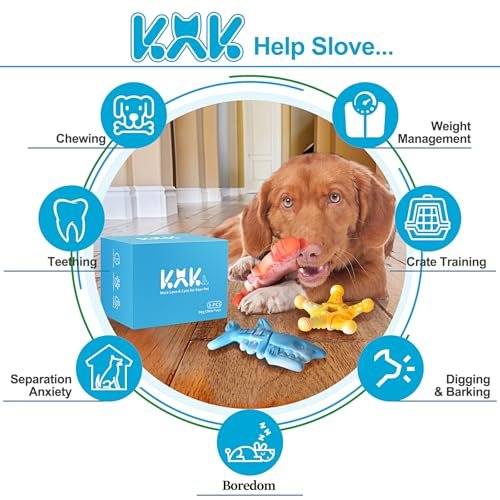 Durable Dog Chew Toys for Large Dogs: Tough Indestructible Bones Set - Image 4