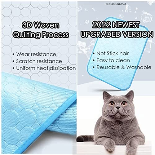 Cooling Dog Mat for Large Pets: Washable, Breathable, Non-Toxic Comfort Pad - Image 3