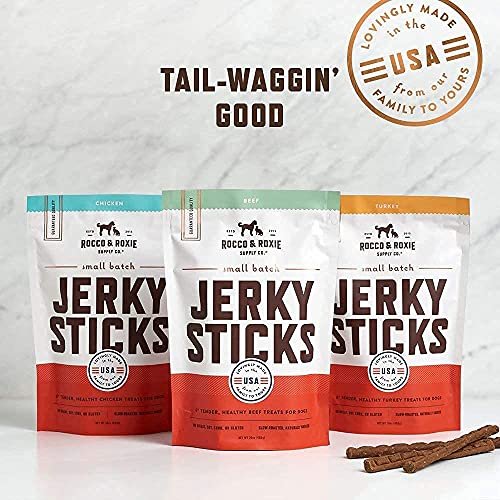 Premium Senior & Puppy Beef Jerky Dog Treats - Training Soft Sticks, All Breeds - Image 8