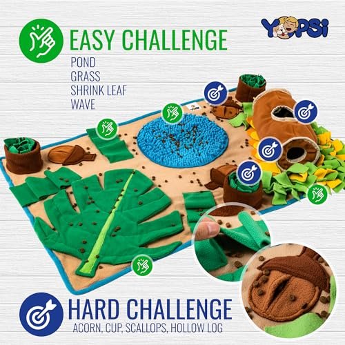 Large Dog Snuffle Mat: Mental Stimulation Puzzle Toy for Boredom Relief, 39.4'' - Image 7