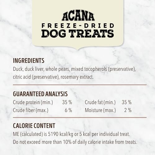 Premium Duck & Pear Dog Treats | Grain Free, Single Ingredient, Freeze-Dried - Image 5