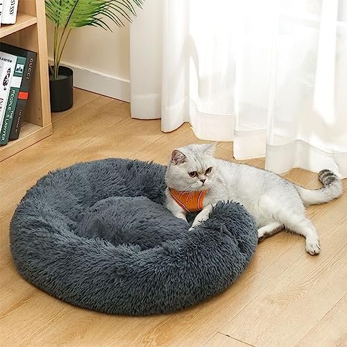 Cozy Calming Dog Bed: Soft Round Pet Cushion for Small to Large Dogs, Washable - Image 4