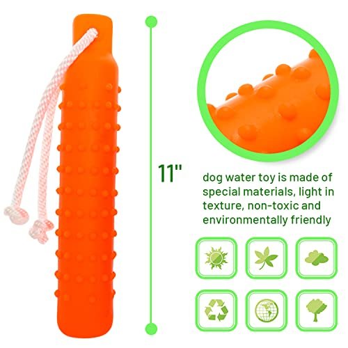 Floating Dog Fetch Toy 2-Pack: Water Training Bumper for Small to Large Dogs - Image 2