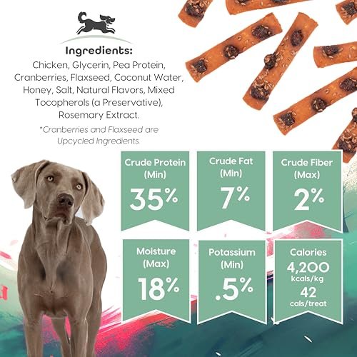 Premium Chicken Dog Protein Bars | Grain-Free Electrolyte Treats | Healthy USA Made - Image 3