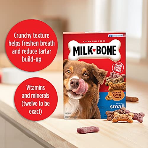 Milk-Bone Peanut Butter Dog Treats: Large Crunchy Biscuits, 7 Lb Value Pack - Image 5
